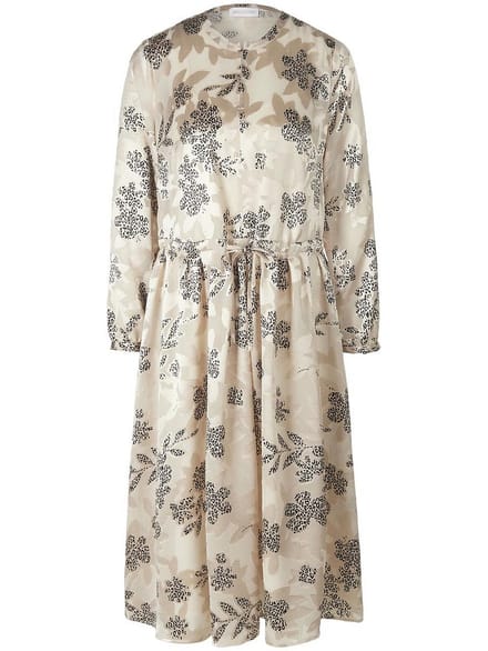Jurk lange mouwen Van St. Emile beige