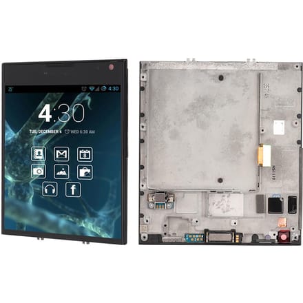 Zwarte LCD Touch Display Scherm Assembly met Verwijderingsgereedschapskit Voor Blackberry Passport Q30 gray