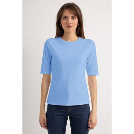 Josephine & Co Hazel Ms T-shirt Light Blue Größe: M | Longsleeves Outlet | Damen | Blau