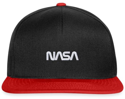 NASA Logo Klein Wit Borduurwerk Snapback cap