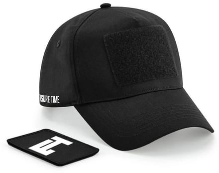 Leisure Time - Patch Cap - Black