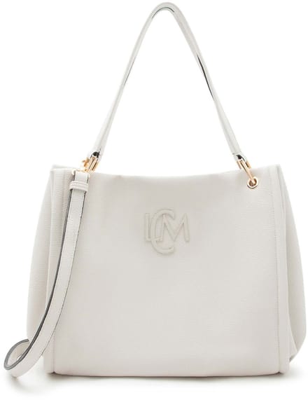 L.CREDI shopper schoudertas Rhonda Shopper Light Gray crème
