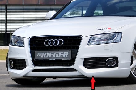 RIEGER - PERFORMANCE FRONT SPOILER LIP - AUDI A5 B8 / S5 B8 >2012 - PRIMER