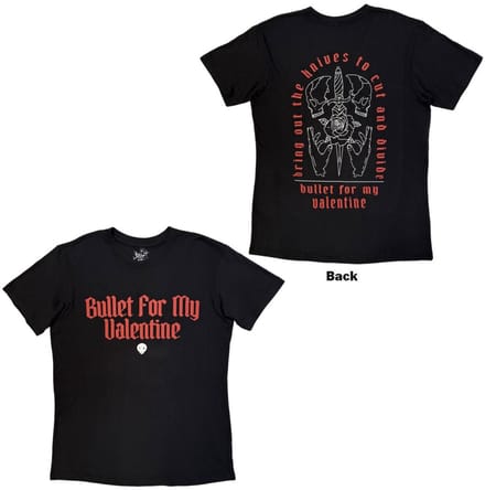 Bullet For My Valentine - Bring Out The Knives Heren Tshirt - S - Zwart