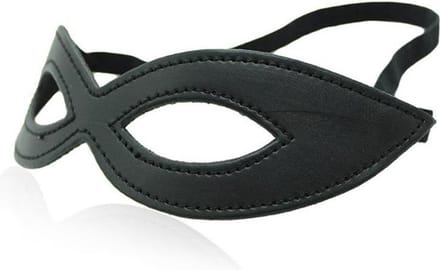 Oogmasker smal - zwart