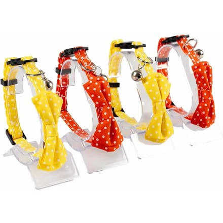 Duvo+ Kattenhalsband Stijvolle Retro Bollen 20-28CM / 10MM