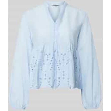 regular fit blouse van puur katoen model 'DEWINA'
