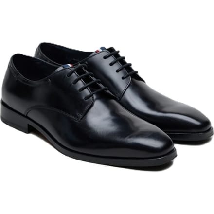 Ben Sherman Kenton Leren Heren Zwarte Veterschoenen