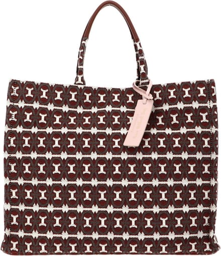 COCCINELLE Handtas Schoudertas Never Without Bag Jacquar Handbag Mul. Warm T / Brule Veelkleurig