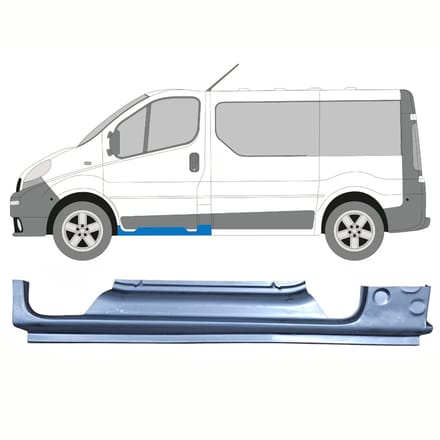 Reparatie dorpel voor Opel Vivaro 2001-2014 / Links