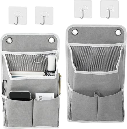 Hangende Organizer - Opbergtas - Ruimte Besparen - Set van 2 - 36 x 22 x 10 cm - Grijs
