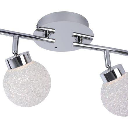 JUST LIGHT. GmbH Glanzende RGBW LED plafondlamp Miko met AB