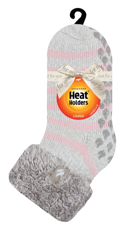 Heat Holders - Non Slip Bedsokken voor dames - Silver Gray (Auckland)