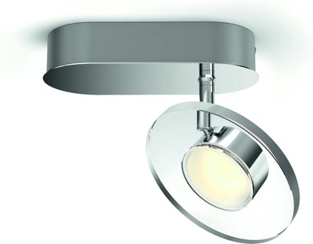 Philips Glissette - Opbouwspot - 1 Lichtpunt - chroom - 1 x 500lm