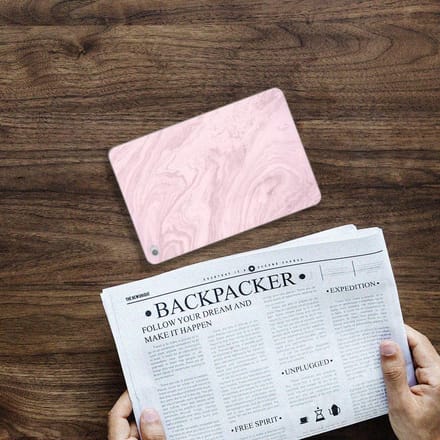Apple iPad Mini 4 | Mini 5 (2019) Tablet Back Cover Marble Pink - Origineel Cadeau Vriendin