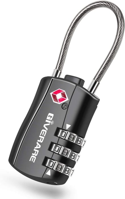 TSA-goedgekeurd bagageslot met combinatiecode - Sleutelloze beveiliging voor reis en sport