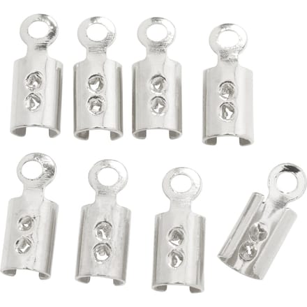 Verbindingsdop, 8x3mm, 8 stuks - verzilverd