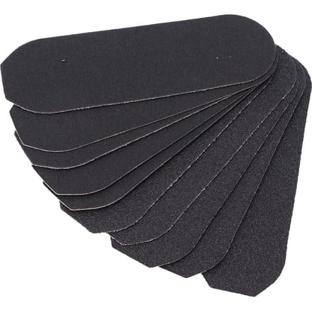 10 stuks Vervangende Pedicure Vijl Navullingen Grof Fijn Pedicure Voetrasp Navullingen Pads black