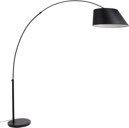 Zuiver Arc Vloerlamp/ Booglamp Zwart