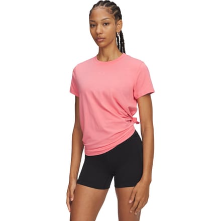 Under Armour Rival Core T-shirt Dames Roze K601