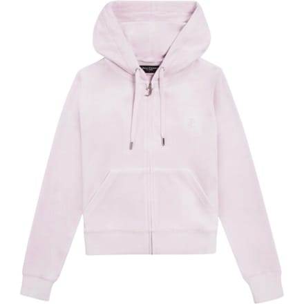 Juicy Couture Robertson hoodie met ritssluiting LICHTROZE - Maat M
