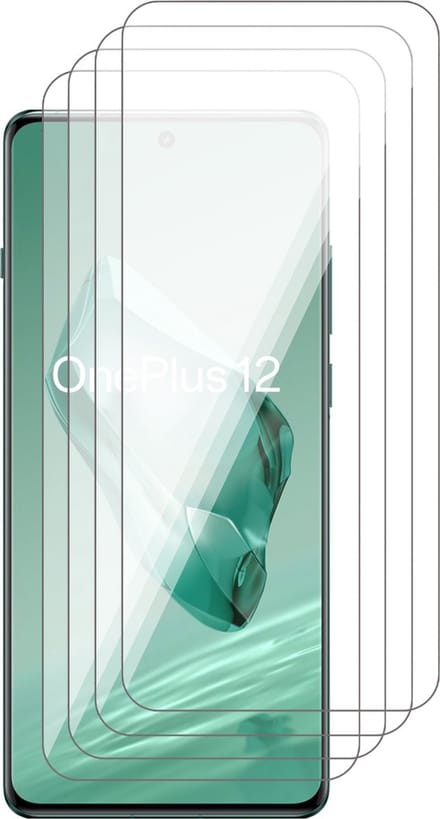 Screenprotector geschikt voor OnePlus 12 - 4x Glas Screen Protector