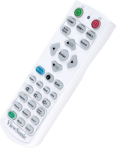 Afstandsbediening geschikt voor de VIEWSONIC VS17290 beamer, vervangt A-00010314