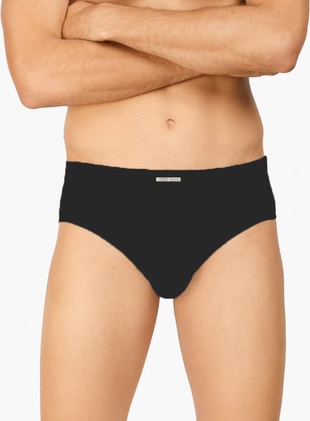 Set -Look heren heup slip microfiber 1378 - Mannen onderbroek - Zachte tailleband - Zwart / L