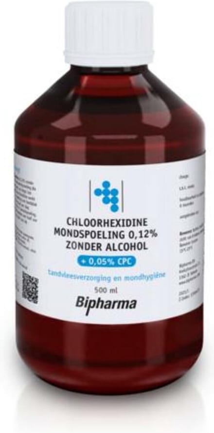 Bipharma Chloorhexidine mondspoeling 0.12% 500 Milliliter