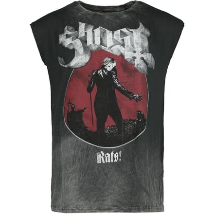 Ghost Tanktop - Rats - S tot 4XL - voor Mannen - grijs