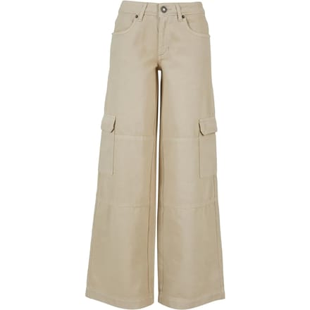 Urban Classics - Low Waist Denim Cargobroek - Taille, 30 inch - Gebroken wit