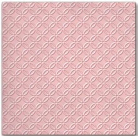 Dekoratief | Pakje 12 servetten 'Insp. modern,light pink' embossed 33x33cm | A701256