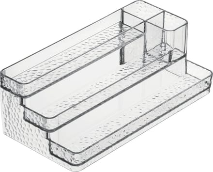 iDesign make-up display cosmetica organizer - Transparant - Sorteervakken