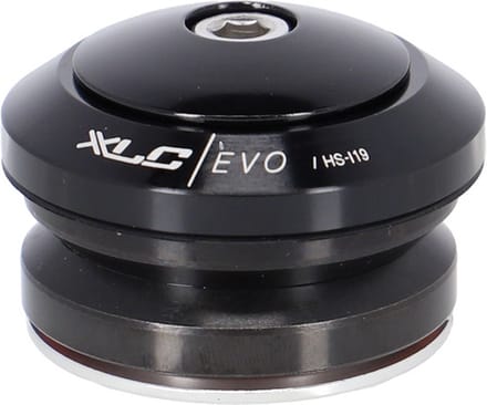 XLC HS-I19 Evo Balhoofdstel - 11/8" Ahead - 28.6/42.0/30.0mm - Zwart