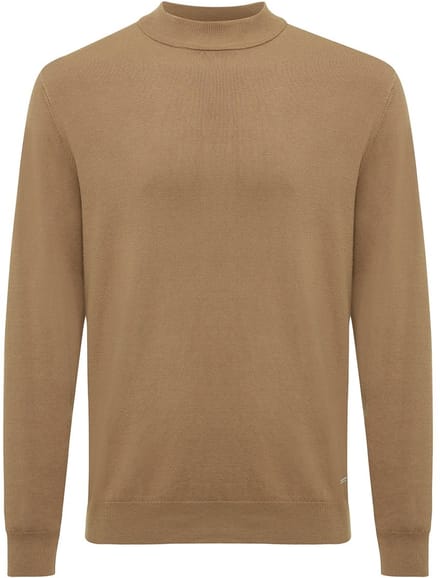 SAINT Stretch turtleneck Light brown (TRKWIE046 - 401)
