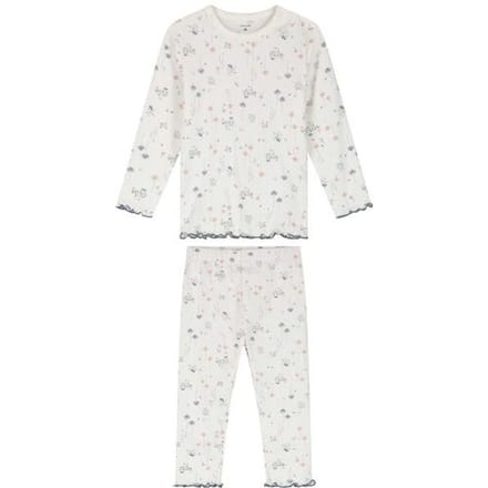 Prénatal peuter pyjama romantische rib Ivory White 122 dames