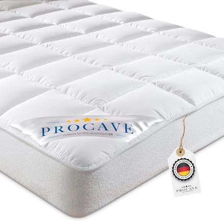 Zachte Microvezel Matrasbeschermer met Spanrand Wit 100x220 cm - Geschikt voor Boxspring en Waterbed tot 30cm