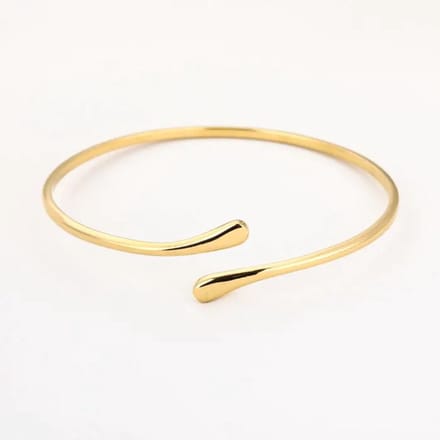 Bijoutheek Armband (Sieraad) Bovenarm Open Goudkleurig