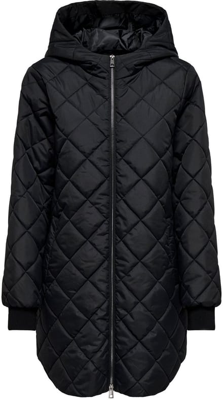 ONLY - ONLJULIET QUILTED HOOD ZIP COAT OTW - Dames - Gewatteerde jassen