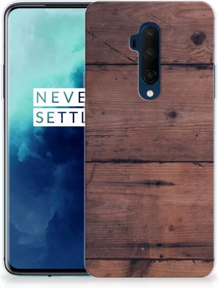OnePlus 7T Pro Bumper Hoesje Old Wood