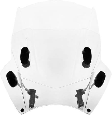 Motorfiets Voorruit Universele Motoraccessoires Spoiler Windscherm Motorfiets(Transparent Adjust b)
