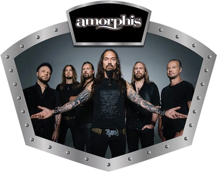 Signs USA - Muziek schild met Top Logo - Amorphis - 40 x 32 cm