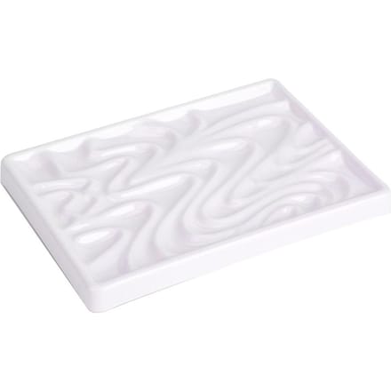 Verfpalet Golvend Imitatie Keramiek Vierkant Aquarel Professionele Kunstbenodigdheden white