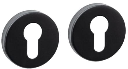 Intersteel Cilinderrozetten basic verdekt ø53x10mm zwart