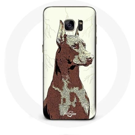 Samsung Galaxy S7 hoesje Doberman hondenras