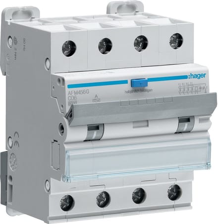 Hager AFM456G HAG HACO4P 6A C 300mA KL.A 6KA