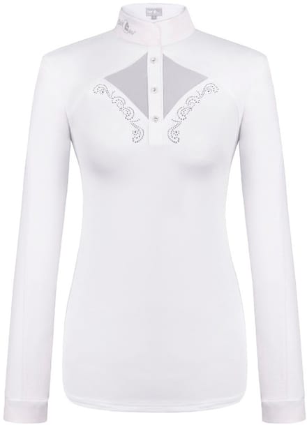 Fair Play Wedstrijdshirt Lange Mouw Cathrine White 44