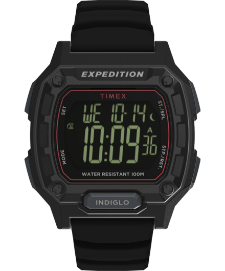 Timex Expedition North Ridge TW4B34400 Horloge - Siliconen - Zwart - Ø 43 mm