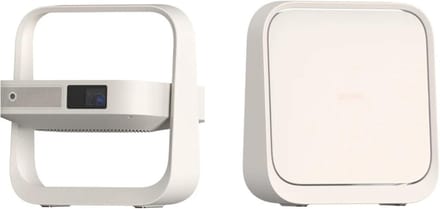 MELVRA Draagbare Beamer - Projector - Full HD 1080p - 400 ISO Lumen - Netflix Ondersteuning - DLP - Verstelbare Standaard - 2 x 3W Luidsprekers - Wit