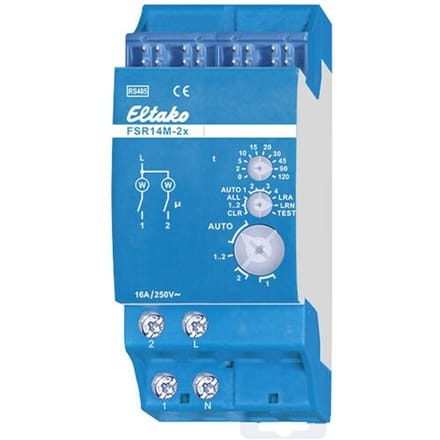 Eltako FSR14M-2x Busschakelactor RS485 Rack Schakelvermogen (max.) 2000 W